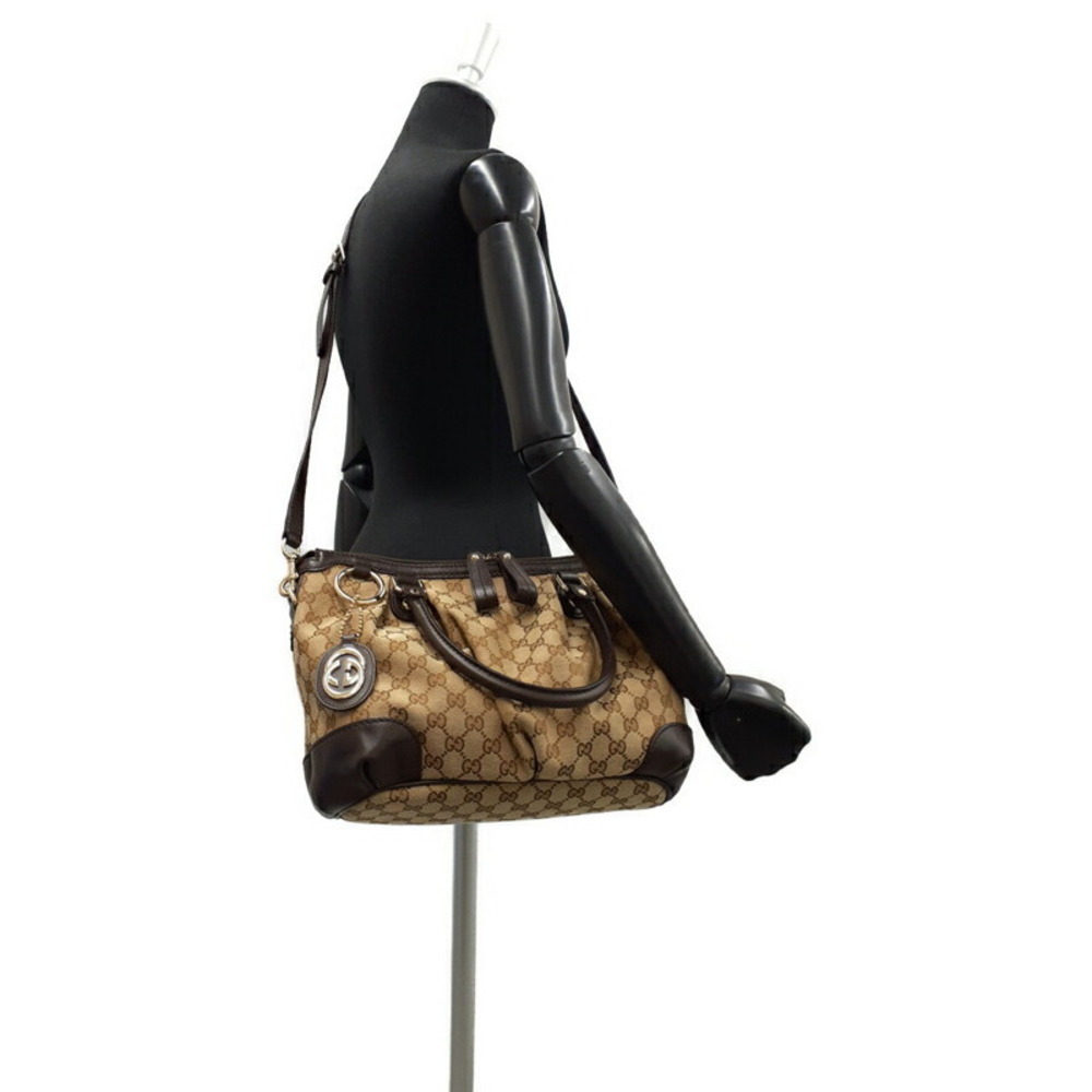 Gucci Guccissima Sukey Leather 2way Shoulder Bag - Picture 9 of 9